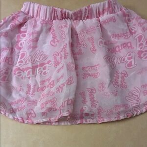 🔥5 for 20🔥Barbie Logo Print Pink Skirt for Kids 2T